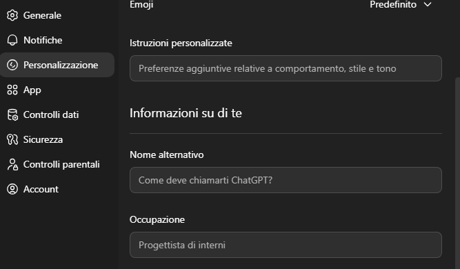 Cosa scrivere nella personalizzazione per ottenere risposte migliori