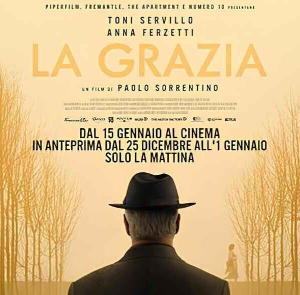 “La grazia”: il nuovo film di Paolo Sorrentino con Toni Servillo arriva al cinema il 15 gennaio 2026