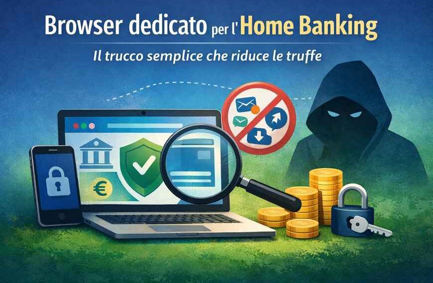 browser dedicato home banking