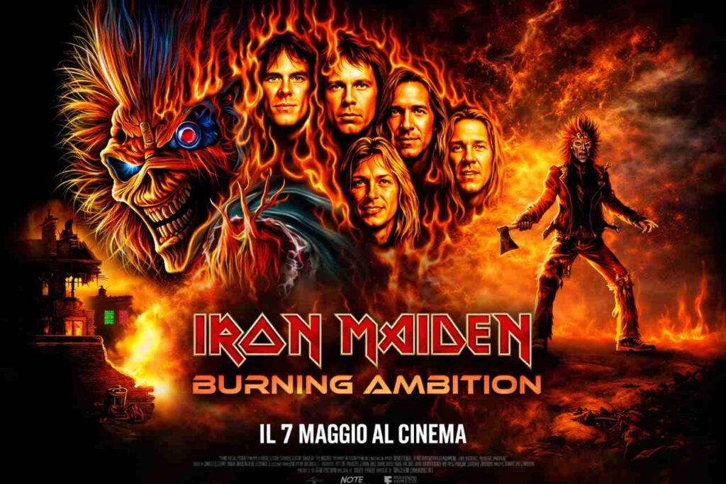 Iron Maiden: Burning Ambition – La Storia della “Vergine di Ferro” Arriva al Cinema