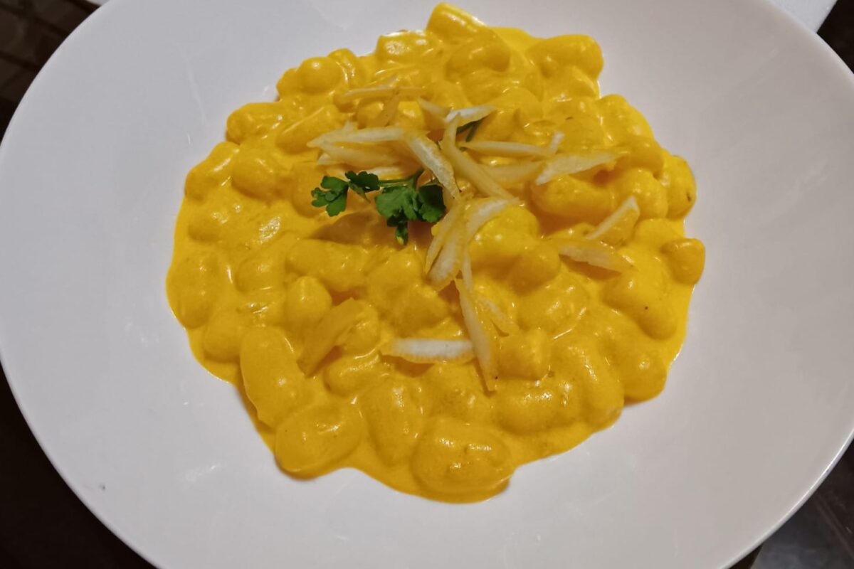 Gnocchetti allo zafferano