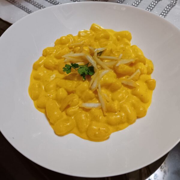 Gnocchetti allo zafferano