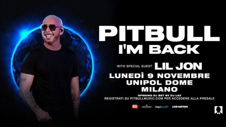 Pitbull Milano 2026