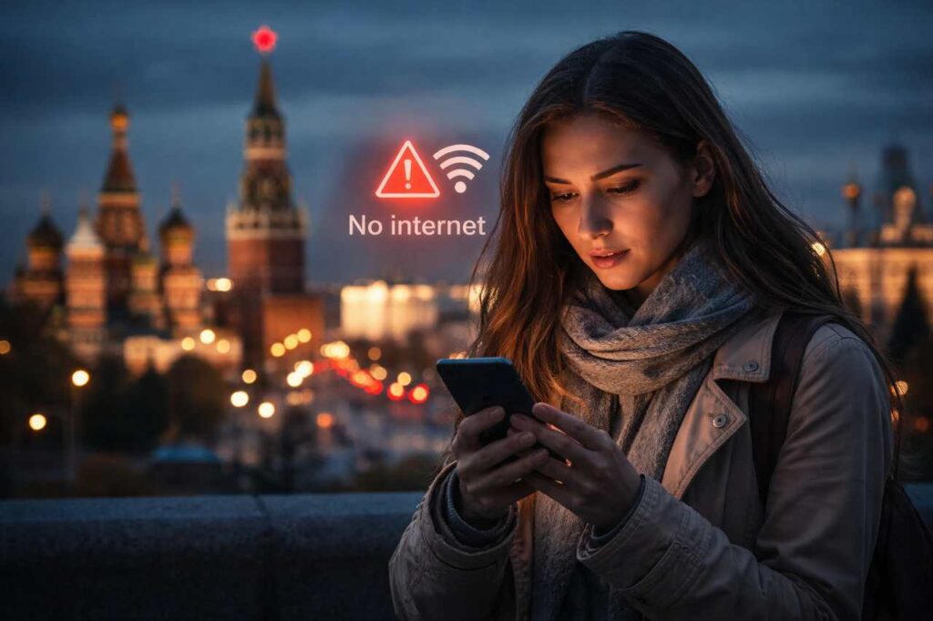 Russia, Internet sotto controllo: blackout e censura nel 2026