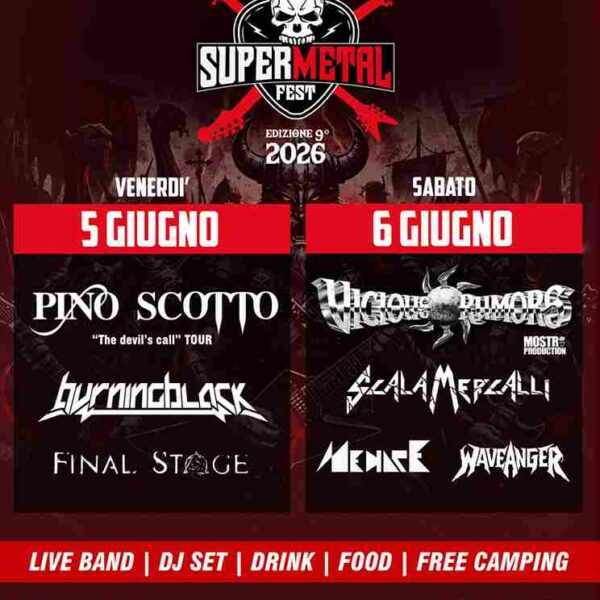 Super Metal Fest IX 2026: due giorni di metallo puro nel cuore del Veneto