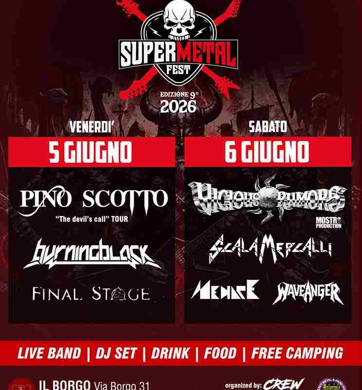 Super Metal Fest IX 2026: due giorni di metallo puro nel cuore del Veneto