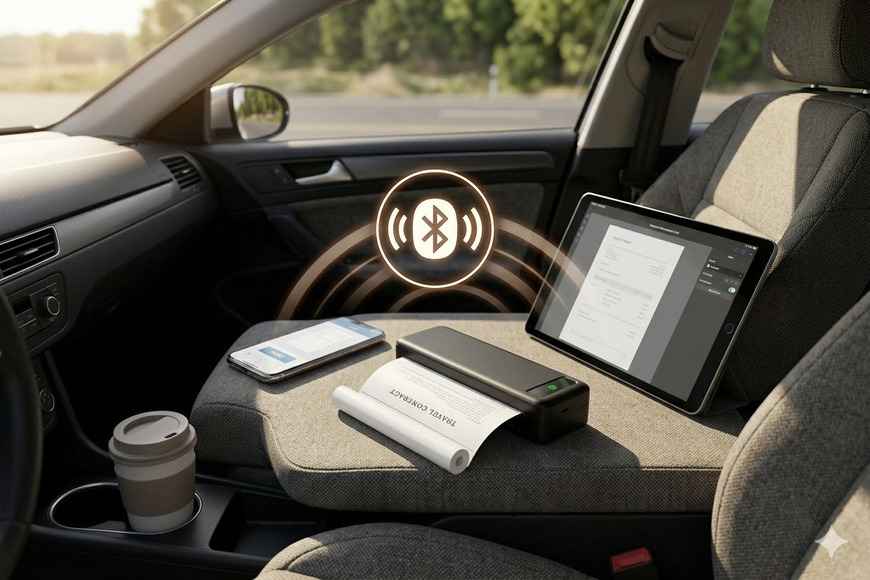 stampare senza wifi e senza internet AUTOMOBILE, macchina, in aereo