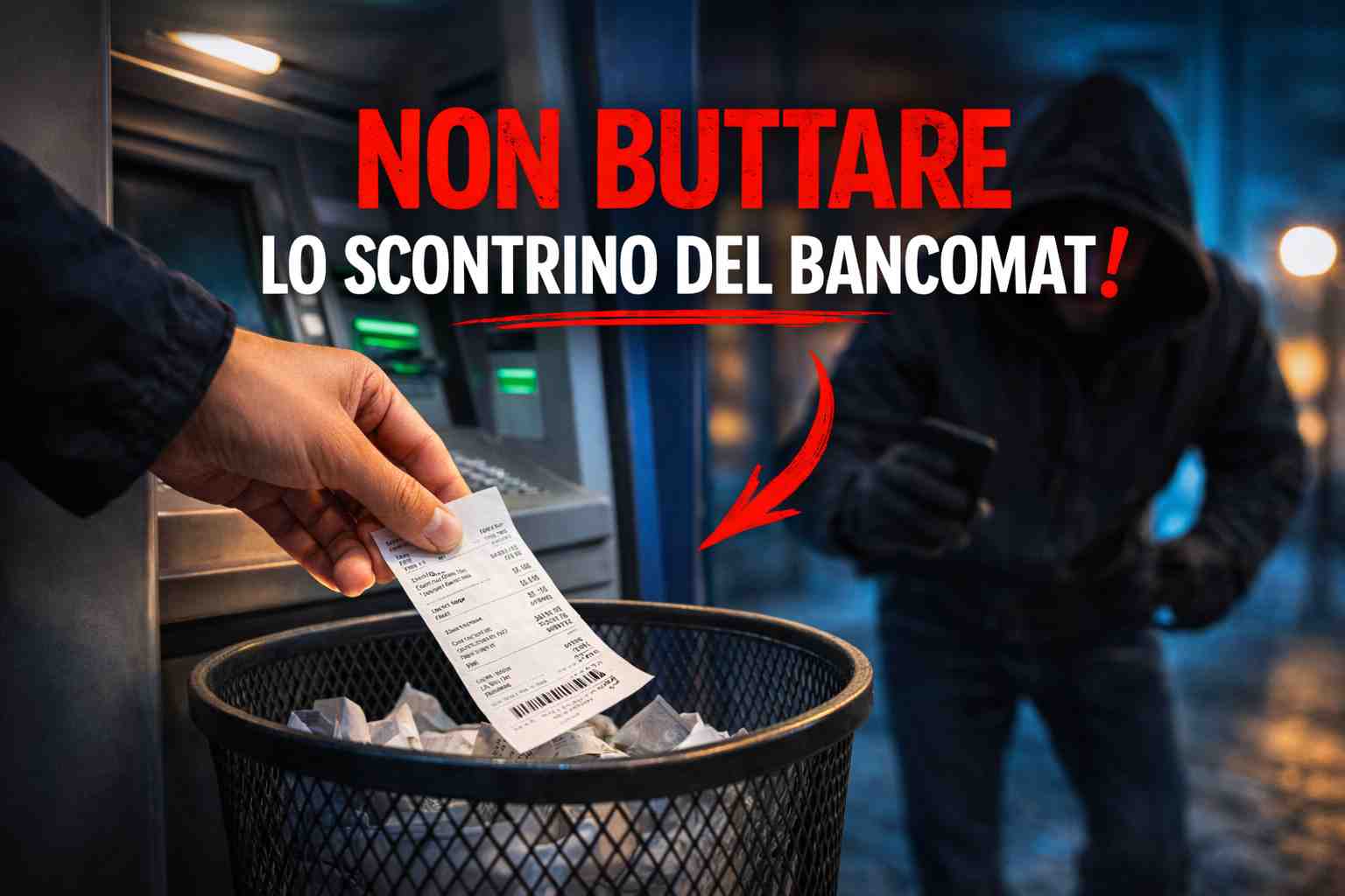 truffa dello scontrino del bancomat