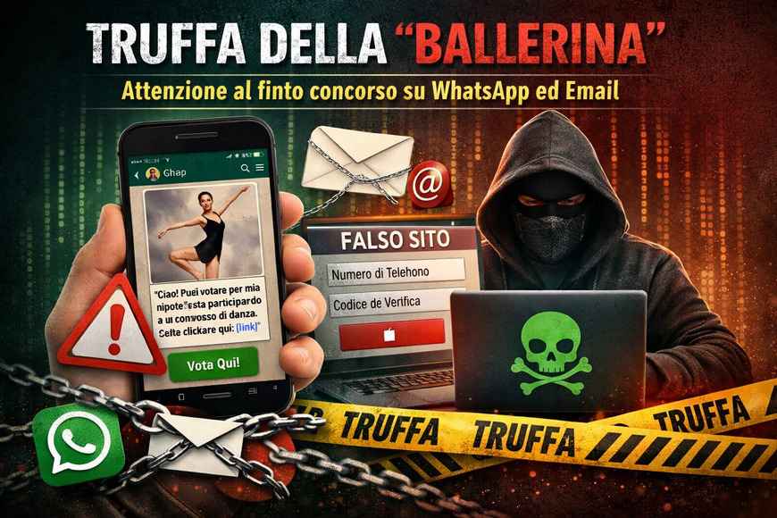 truffa della ballerina WhatsApp