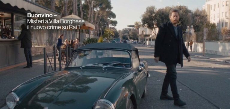Buonvino Misteri a Villa Borghese serie Rai 1