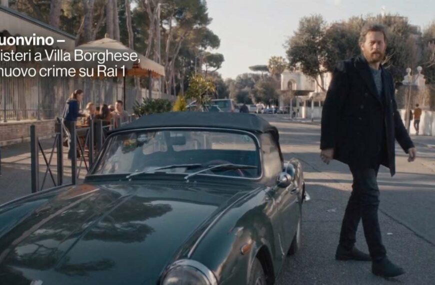 Buonvino Misteri a Villa Borghese serie Rai 1