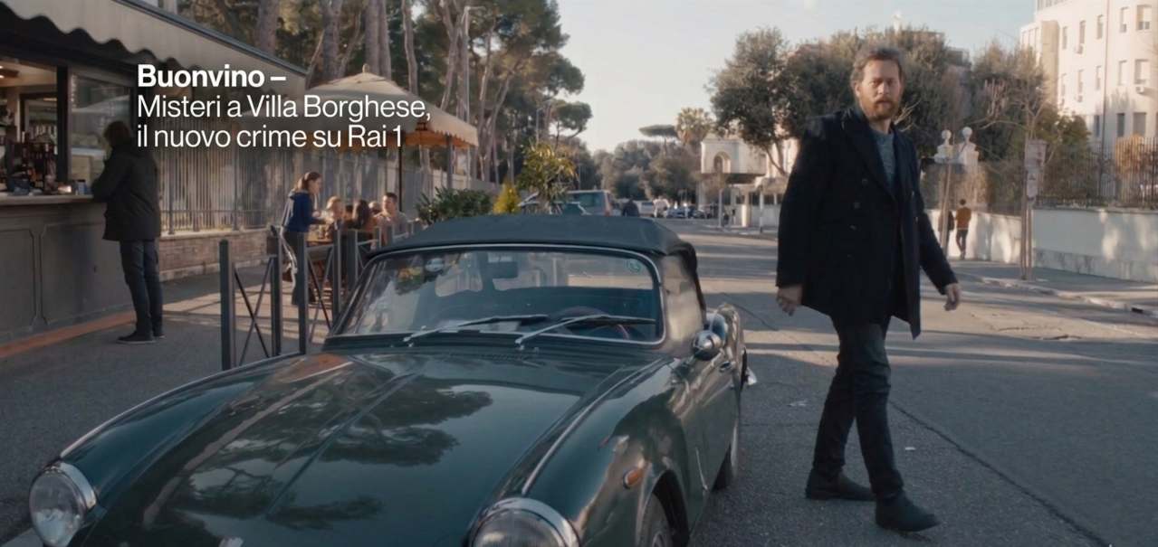 Buonvino Misteri a Villa Borghese serie Rai 1