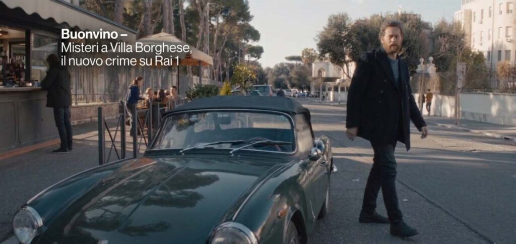 Buonvino Misteri a Villa Borghese serie Rai 1