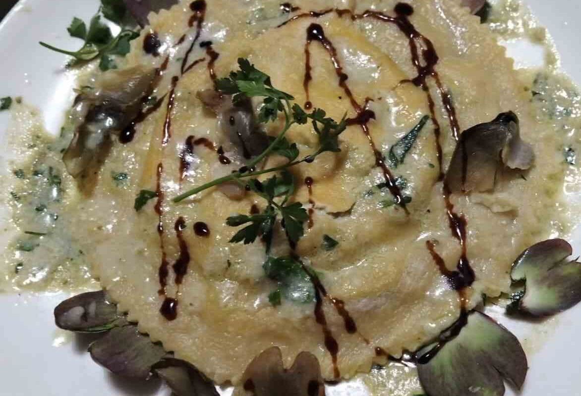 Raviolone alla ricotta