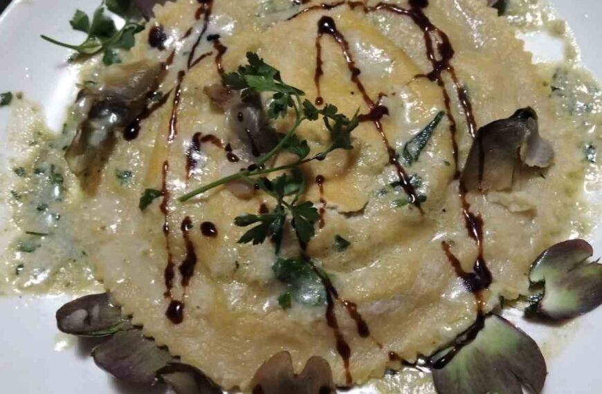 Raviolone alla ricotta