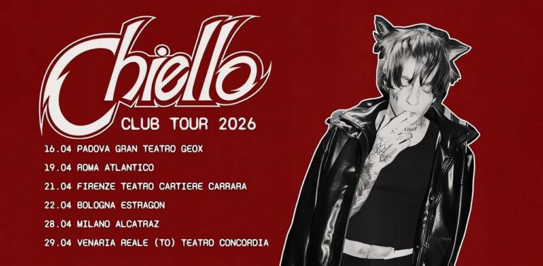 Chiello tour 2026