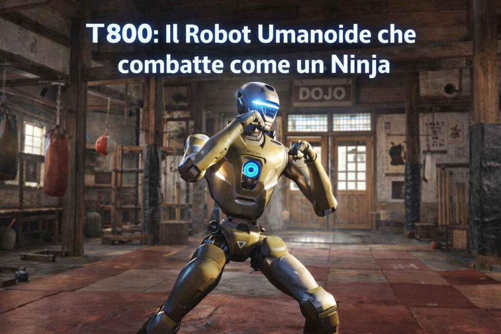 T800: Il Robot Umanoide che combatte come un Ninja. Sarà il futuro della sicurezza?