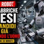 robot umanoidi fabbriche cina