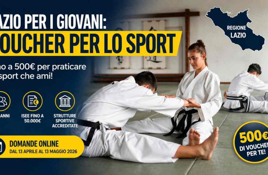 Voucher per lo Sport: come funziona davvero nel Lazio (2026)