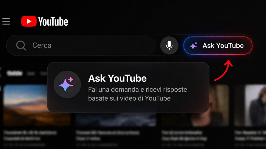 YouTube AI: arriva Ask YouTube intelligenza artificiale