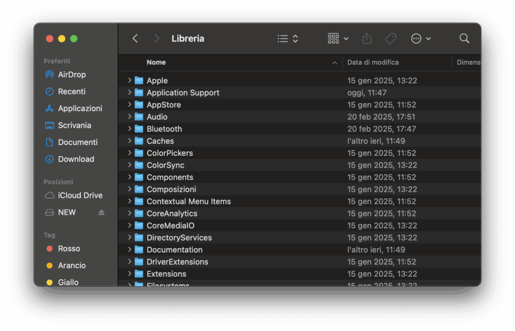 Come visualizzare i file nascosti di MacOS