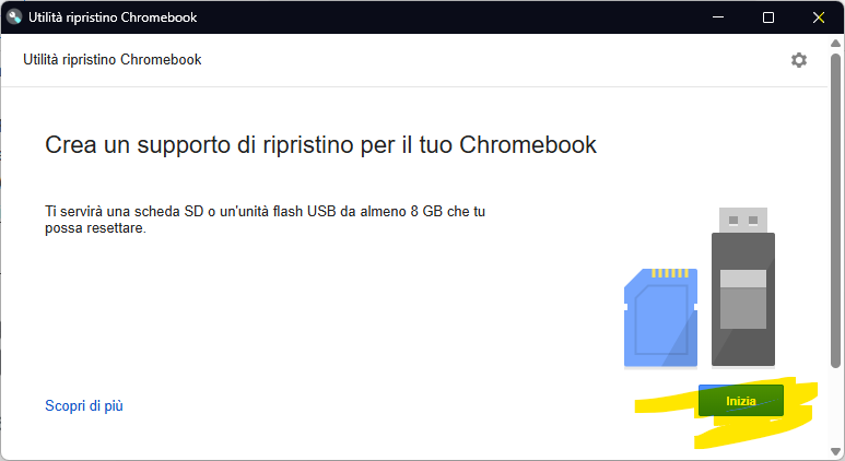 Come ripristinare un Chromebook