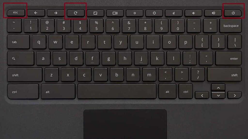 Come ripristinare un Chromebook tastiera