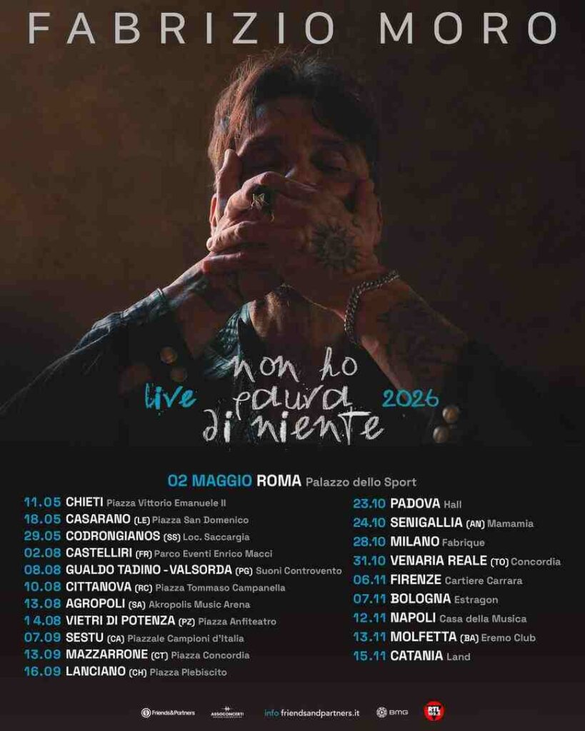 Fabrizio Moro tour 2026