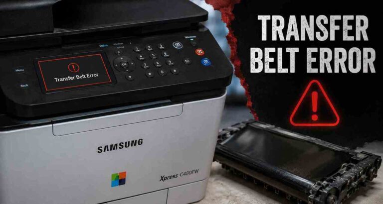Samsung Transfer Belt Error: come eliminare l’errore