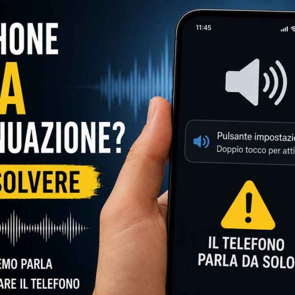 smartphone parla in continuazione