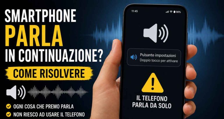 smartphone parla in continuazione