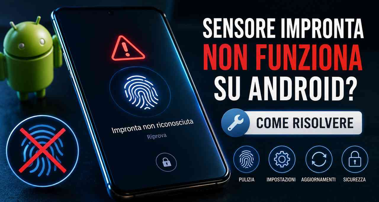 Sensore impronta non funziona su Android: come risolvere