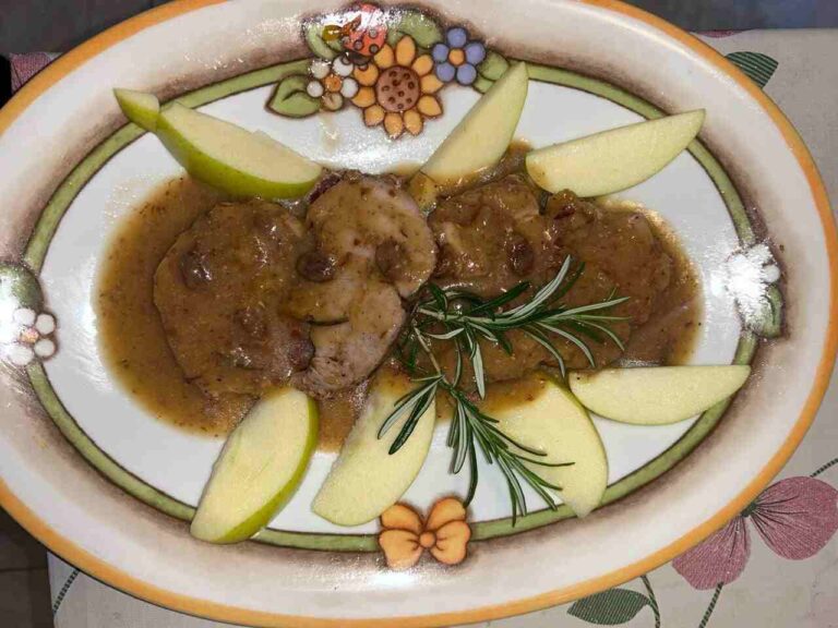 Arista di maiale con mele