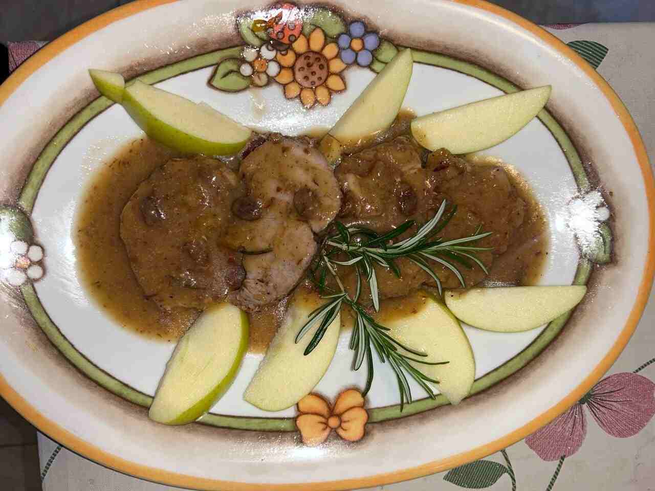 Arista di maiale con mele