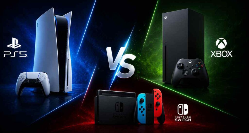 console confronta compara caratteristiche e specifiche tecniche