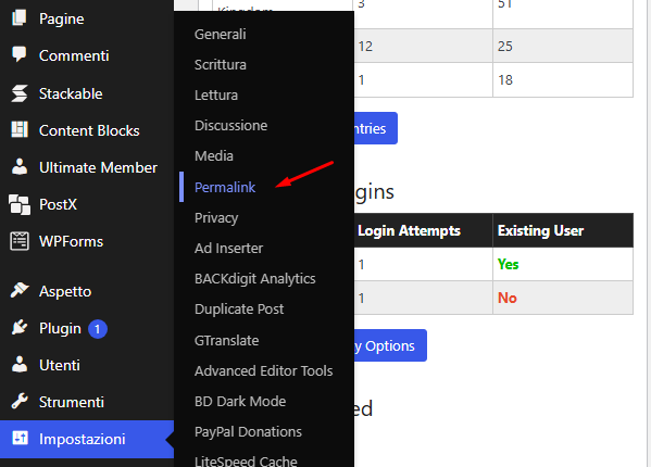 quale struttura scegliere per i permalink WordPress