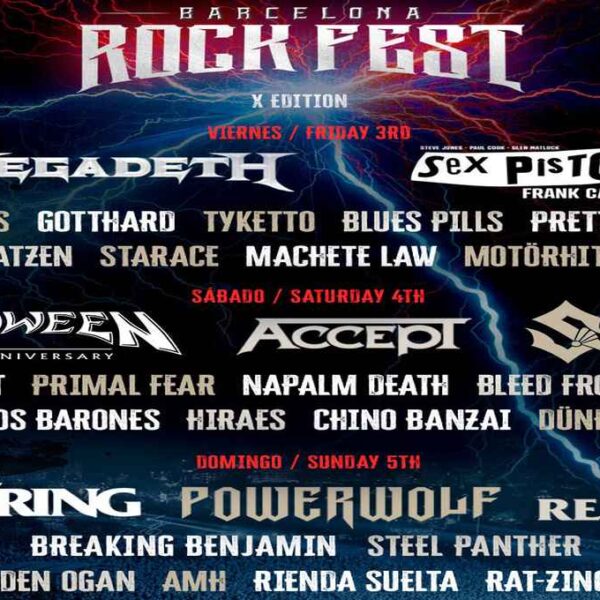 Barcelona Rock Fest 2026: la decima fiamma del rock europeo il 3,4 e 5 Luglio