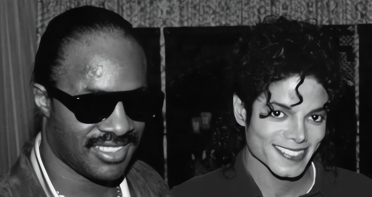 Michael Jackson e Stevie Wonder
