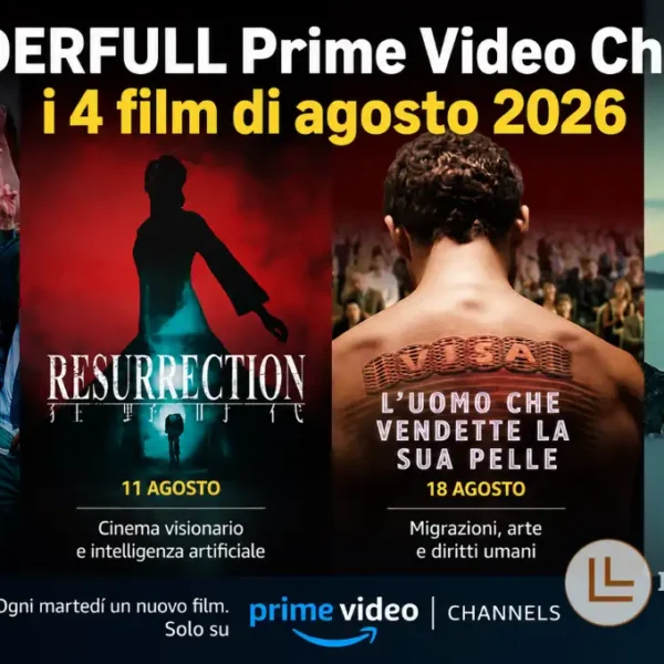 IWONDERFULL Prime Video Channels agosto 2026