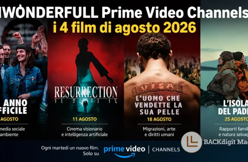 IWONDERFULL Prime Video Channels agosto 2026