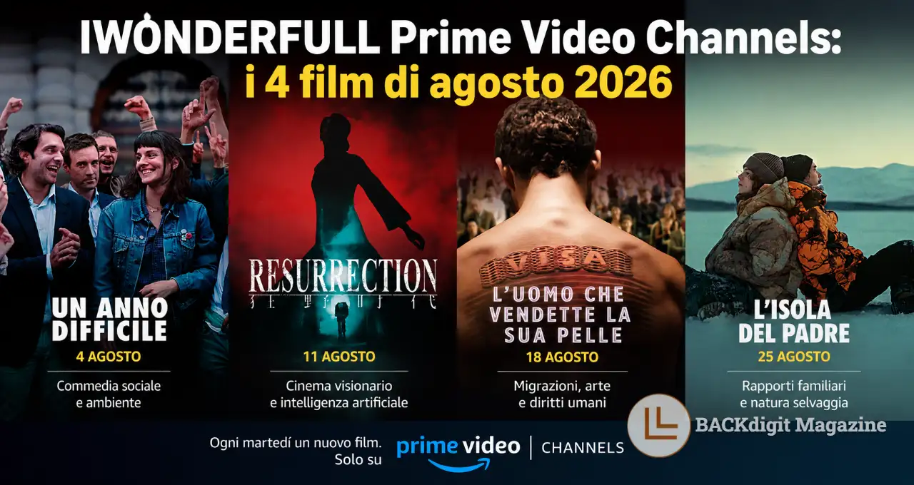 IWONDERFULL Prime Video Channels agosto 2026
