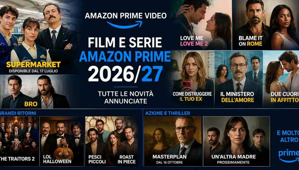 Film e serie Amazon Prime 2026/27