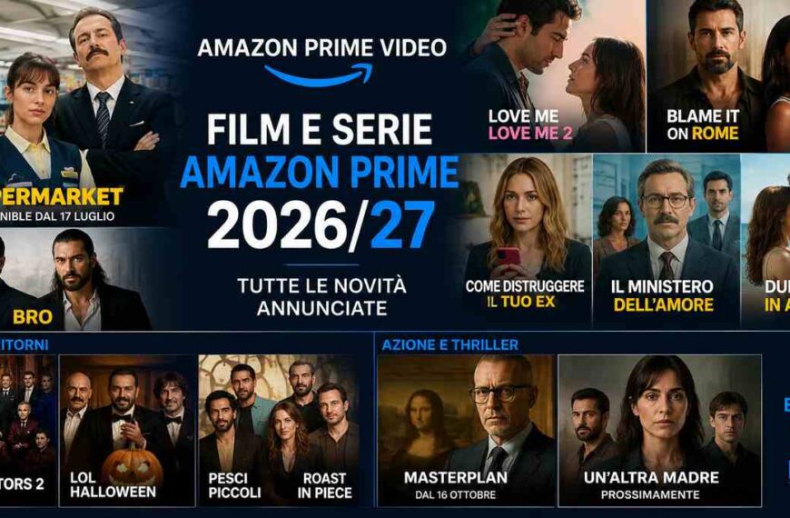 Film e serie Amazon Prime 2026/27