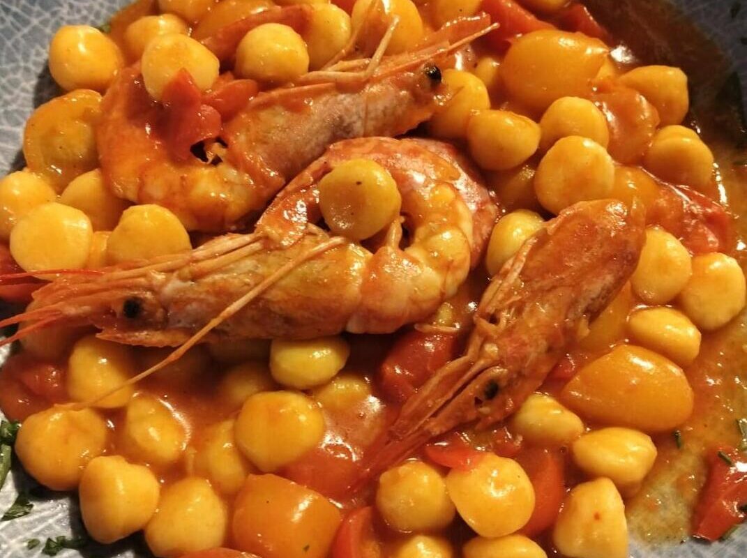 Gnocchetti gamberi e zucca