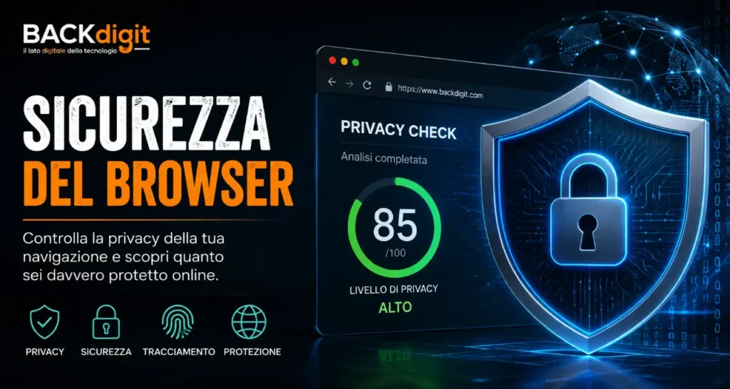 Controllo Privacy Browser: quanto è protetta la tua navigazione?