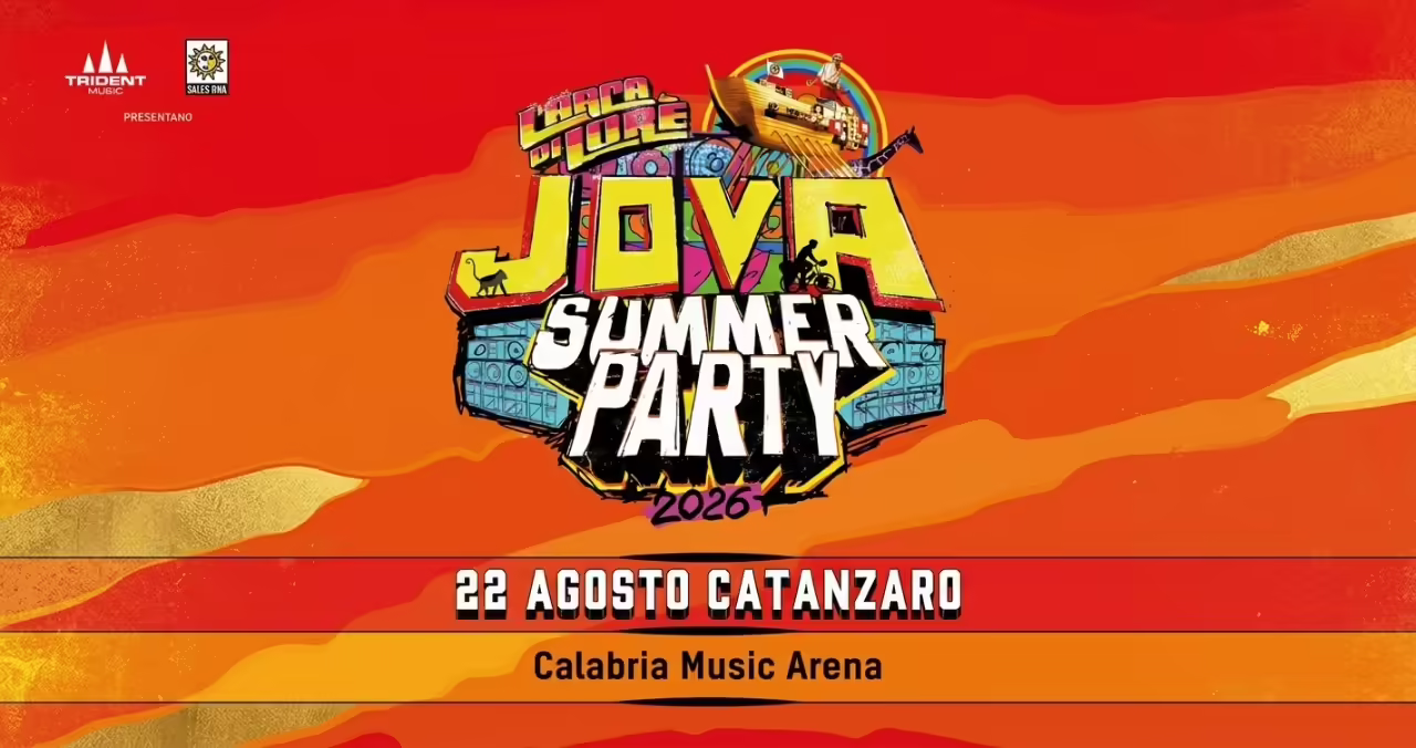 Jova Summer Party 2026 Catanzaro