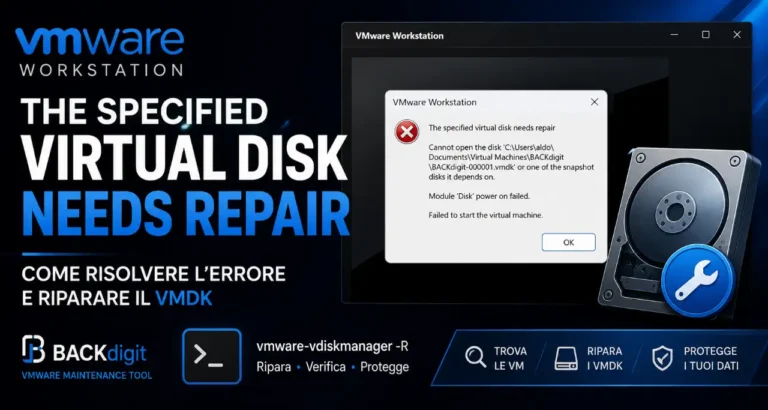 vmware-the-specified-virtual-disk-needs-repair