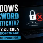 Windows password dimenticata come toglierla