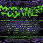 Motionless In White, Milano al centro del tour europeo: il 16 giugno 2027 al Carroponte