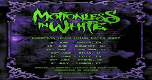 Motionless In White, Milano al centro del tour europeo: il 16 giugno 2027 al Carroponte